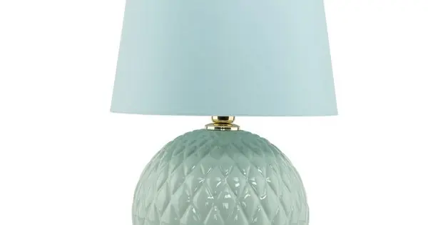 Vedd meg online TK Lighting Santana zöld asztali lámpa (TK-5903) E27 1 izzós IP20