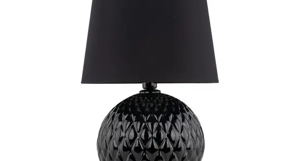 TK Lighting Santana fekete asztali lámpa (TK-16047) E27 1 izzós IP20 Olcsó