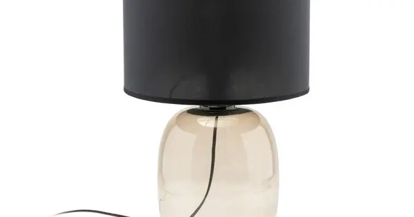 Gyors kiszállítás TK Lighting Melody fekete-bézs asztali lámpa (TK-5988) E27 1 izzós IP20