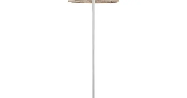 Exkluzív ajánlat TK Lighting Linobianco fehér-barna állólámpa (TK-5241) E27 1 izzós IP20