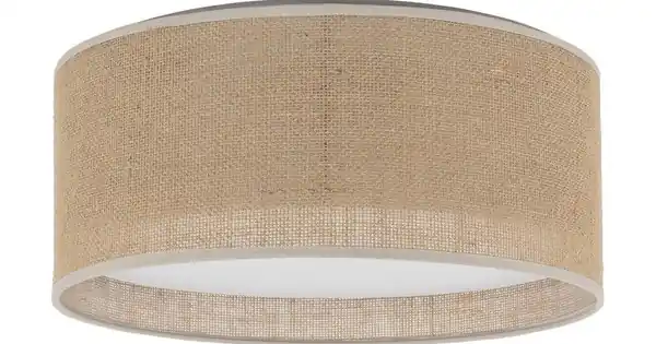 TK Lighting Juta barna mennyezeti lámpa (TK-5798) E27 2 izzós IP20 Biztonságos vásárlás