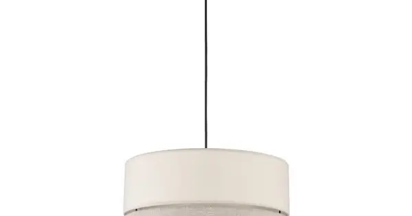 TK Lighting Eco bézs függesztett lámpa (TK-5772) E27 1 izzós IP20 Szuper akció