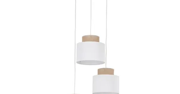TK Lighting Duo White fehér-barna függesztett lámpa (TK-2594) E27 3 izzós IP20 Csak ma