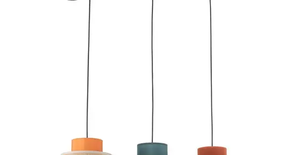 Legnépszerűbb TK Lighting Duo színes-barna függesztett lámpa (TK-3140) E27 3 izzós IP20