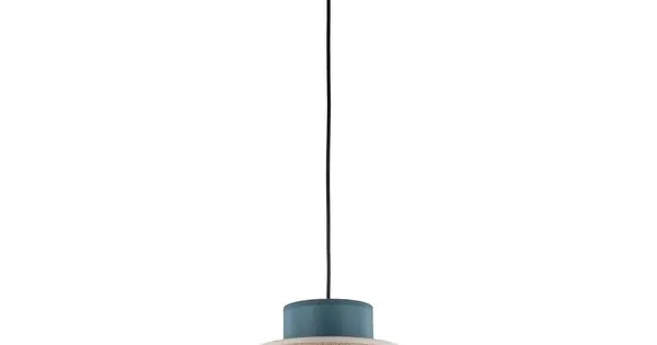 Vedd meg online TK Lighting Duo kék-barna függesztett lámpa (TK-3257) E27 1 izzós IP20