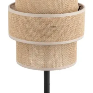 Akciós ár TK Lighting Calisto barna asztali lámpa (TK-5404) E27 1 izzós IP20