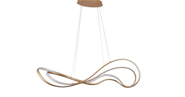 Legnépszerűbb Azzardo Twist réz LED függesztett lámpa (AZ-5734) LED 1 izzós IP20