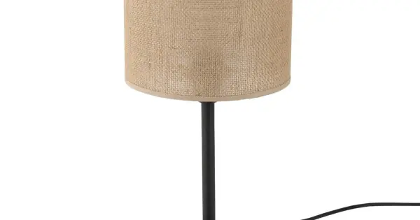Kihagyhatatlan ajánlat TK Lighting Juta bézs asztali lámpa (TK-5552) E27 1 izzós IP20