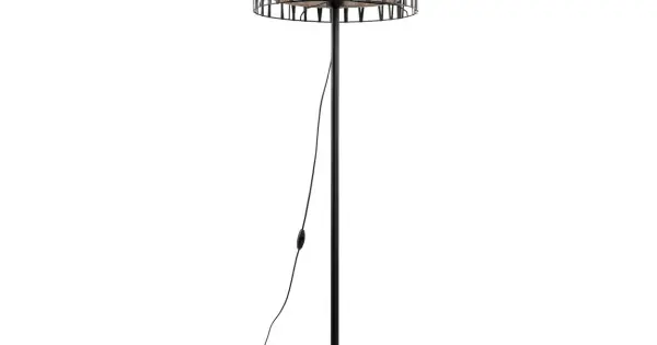 Kihagyhatatlan ajánlat TK Lighting Harmony Nature fekete állólámpa (TK-5890) E27 1 izzós IP20