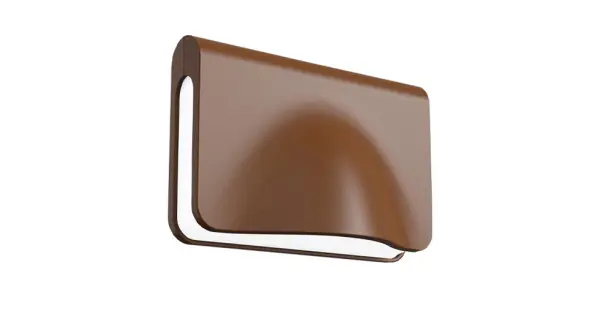 Csak ma Viokef Bandos barna LED kültéri fali lámpa (VIO-4349700) LED 1 izzós IP65