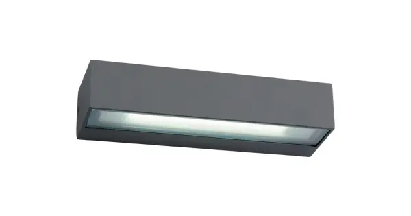 Vásárlói kedvenc Viokef Tech sötétszürke LED kültéri fali lámpa (VIO-4137602) LED 1 izzós IP54