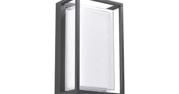Korlátozott ajánlat Viokef Nikao sötétszürke LED kültéri fali lámpa (VIO-4321900) LED 1 izzós IP65