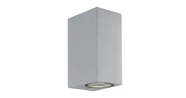 Olcsó Viokef Tilos szürke kültéri falikar (VIO-4099402) GU10 2 izzós IP54