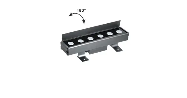 Szuper akció Viokef Marvel sötétszürke LED kültéri homlokzatvilágítás (VIO-4187400-P) LED 1 izzós IP66