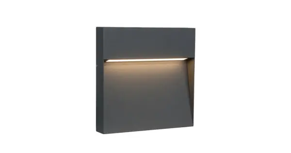 Viokef Lesa sötétszürke LED kültéri fali lámpa (VIO-4352200) LED 1 izzós IP65 Exkluzív ajánlat
