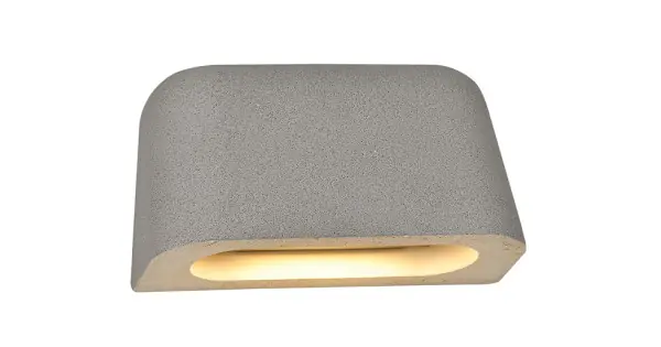 Viokef Krabi szürke LED kültéri fali lámpa (VIO-4319900) LED 1 izzós IP65 Expressz szállítás