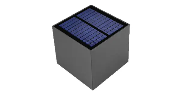 Korlátozott ajánlat Viokef Inglesi fekete napelemes LED kültéri fali lámpa (VIO-4309900) LED 1 izzós IP65