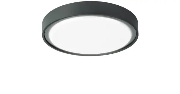 Viokef Anabella sötétszürke LED kültéri mennyezeti lámpa (VIO-4257301) LED 1 izzós IP65 Biztonságos fizetés