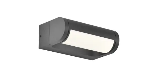 Viokef Randal sötétszürke LED kültéri fali lámpa (VIO-4336300) LED 1 izzós IP65 Különleges ajánlat