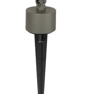 Zambelis szürke-átlátszó LED kültéri leszúrható lámpa (ZAM-E468) LED 1 izzós IP65 Csak ma