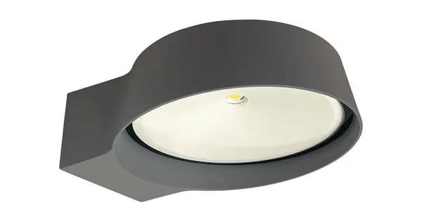 Zambelis szürke-átlátszó LED kültéri fali lámpa (ZAM-E464) LED 1 izzós IP54 Kedvezmény