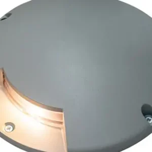 Zambelis szürke-átlátszó kültéri LED talajba építhető lámpa (ZAM-E461) LED 1 izzós IP67 Népszerű