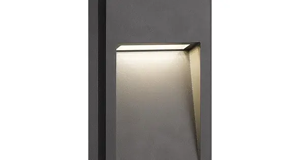 Vedd meg online Zambelis szürke LED kültéri fali lámpa (ZAM-E346) LED 1 izzós IP65
