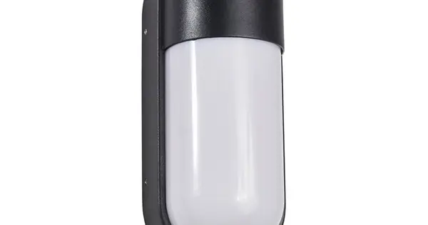 Vedd meg most Zambelis fekete-fehér LED kültéri fali lámpa (ZAM-E318) LED 1 izzós IP54