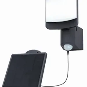 Akció Lutec Sunshine sötétszürke napelemes LED kültéri fali lámpa (LUT-6925701345) LED 1 izzós IP54