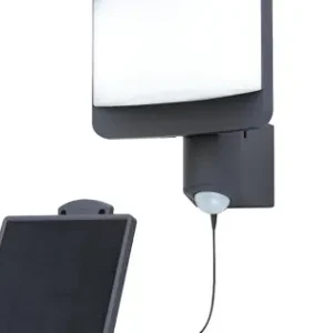 Kedvezményes ár Lutec Sunshine sötétszürke napelemes LED kültéri fali lámpa (LUT-6925604345) LED 1 izzós IP54