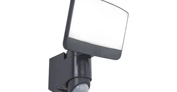 Lutec Sunshine sötétszürke mozgásérzékelős LED kültéri fali lámpa (LUT-7625601345) LED 1 izzós IP54 Szezonális akció