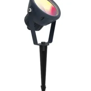 Árengedmény Lutec Mini Leto sötétszürke LED kültéri fali/leszúrható lámpa (LUT-6602903424) LED 1 izzós IP65