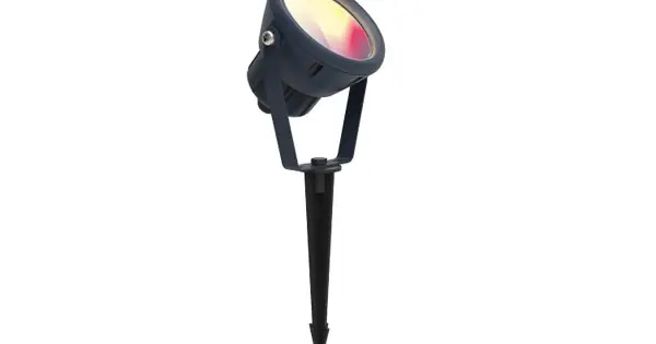 Árengedmény Lutec Mini Leto sötétszürke LED kültéri fali/leszúrható lámpa (LUT-6602903424) LED 1 izzós IP65