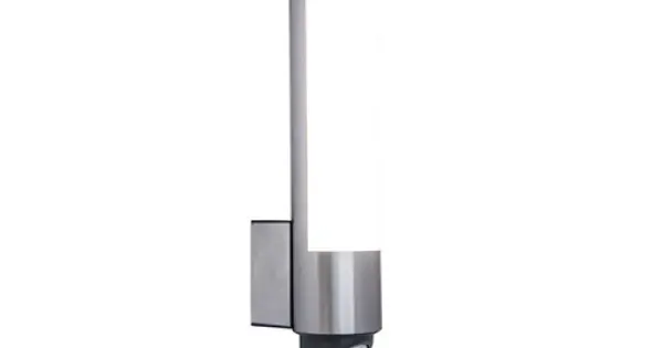 Árcsökkenés Lutec Leda acélszínű mozgásérzékelős LED kültéri falikar (LUT-5267103001) LED 1 izzós IP44