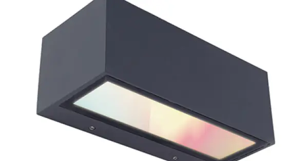 Lutec Gemini sötétszürke LED kültéri fali lámpa (LUT-5189120118) LED 1 izzós IP54 Legjobb ár