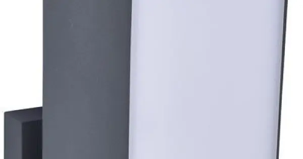 Lutec Cuba sötétszürke mozgásérzékelős LED kültéri falikar (LUT-5193812118) LED 1 izzós IP44 Akciós ár