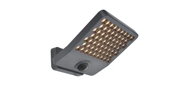 Lutec Atlantis sötétszürke napelemes LED kültéri fali lámpa (LUT-7801608118) LED 1 izzós IP54 Árcsökkenés