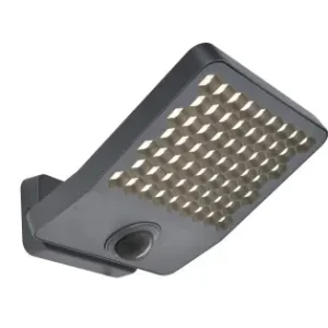 Népszerű Lutec Atlantis sötétszürke napelemes LED kültéri fali lámpa (LUT-7801604118) LED 1 izzós IP54