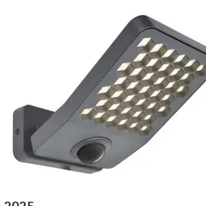 Olcsó Lutec Atlantis sötétszürke napelemes LED kültéri fali lámpa (LUT-7801602118) LED 1 izzós IP54