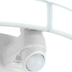 Kihagyhatatlan ajánlat Lutec Arc fehér mozgásérzékelős LED kültéri fali lámpa (LUT-7632201053) LED 1 izzós IP54