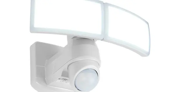 Kihagyhatatlan ajánlat Lutec Arc fehér mozgásérzékelős LED kültéri fali lámpa (LUT-7632201053) LED 1 izzós IP54