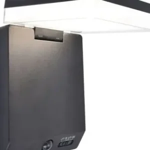 Alacsony ár Lutec Moze matt fekete napelemes LED kültéri fali lámpa (LUT-6943101012) LED 1 izzós IP44