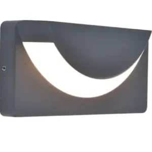 Lutec Lups sötétszürke LED kültéri fali lámpa (LUT-6402801118) LED 1 izzós IP54 Biztonságos fizetés