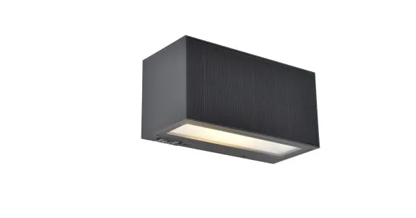 Lutec Inka sötétszürke napelemes hibrid LED kültéri fali lámpa (LUT-6989101118) LED 1 izzós IP44 Ne maradj le