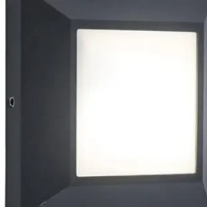 Árengedmény Lutec Helena sötétszürke LED kültéri fali lámpa (LUT-6402101118) LED 1 izzós IP54
