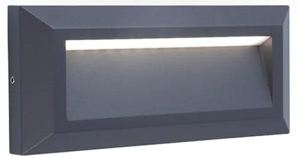 Utolsó esély Lutec Helena sötétszürke LED kültéri fali lámpa (LUT-5191602118) LED 1 izzós IP54