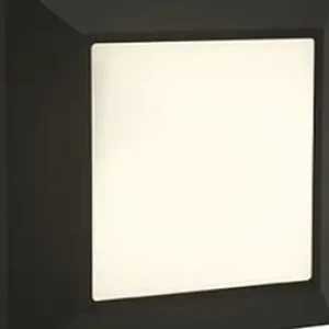 Kedvezmény Lutec Helena matt fekete LED kültéri fali lámpa (LUT-6402105012) LED 1 izzós IP54