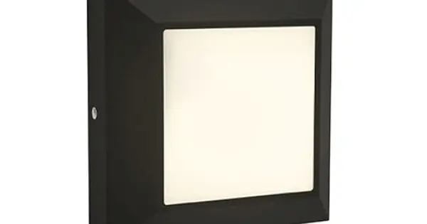 Kedvezmény Lutec Helena matt fekete LED kültéri fali lámpa (LUT-6402105012) LED 1 izzós IP54