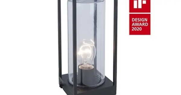 Lutec Flair matt fekete kültéri asztali lámpa (LUT-6588801012) E27 1 izzós IP44 Végkiárusítás