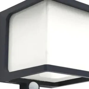 Árcsökkenés Lutec Doblo sötétszürke napelemes LED kültéri fali lámpa (LUT-6940101125) LED 1 izzós IP54